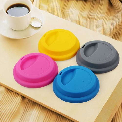 6pcs Silicone Cups Covers Dustproof Universal Cup Lids Silicone Cup Lids