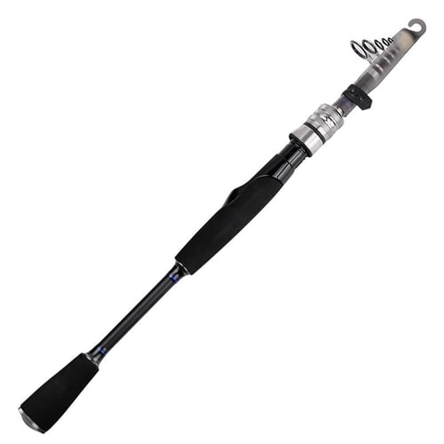 Cheap Telescopic Fishing Spinning Rod Pod 1.8M-2.4M Lure Pole Feeder  Casting Baitcasting Fishing Rod