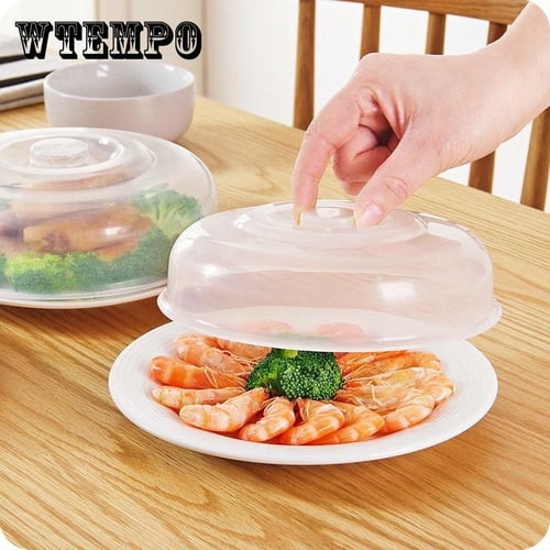 Plastic Microwave Food Cover Clear Lid Safe Vent Kitchen Tools