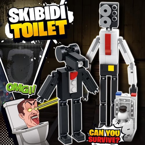 MOC Skibidi Toilet The Audio Man & Camera Man DIY Model Building