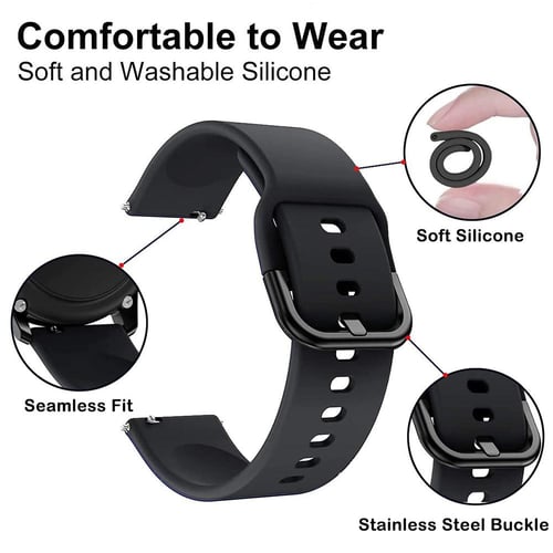 20mm Silicone Strap For Amazfit GTR Mini/42mm Sport Bracelet GTS 4 2 Mini  Smartwatch Watchband Soft Replacement Wristband Correa