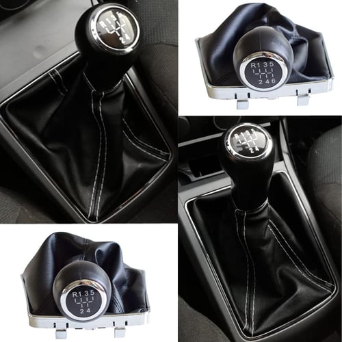 Gear knob & gear gaiter for Opel Astra H 2004-2010 5-speed black