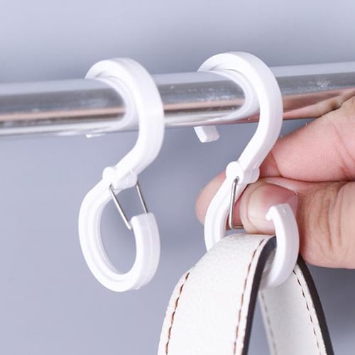 Shower Curtain Hooks Rings, Stainless Steel S Shaped Shower Hooks Rust  Proof, Metal Shower Curtain Hangers for Shower Curtains, Kitchen, Wardrobe  