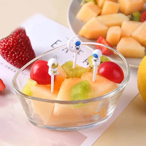 30pcs Animal Food Picks( Random Colors) For Bento Box, Lovely Cartoon Fruit  Skewers & Picks For Kids, Lunch Box Accessory