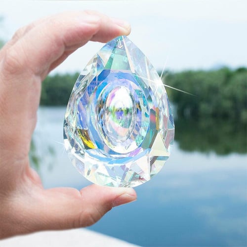 Hanging Crystals Prism Suncatcher for Windows Decoration 38mm 50mm