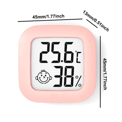 8001-EN Temperature Humidity Displaying Alarm Clock with Dual