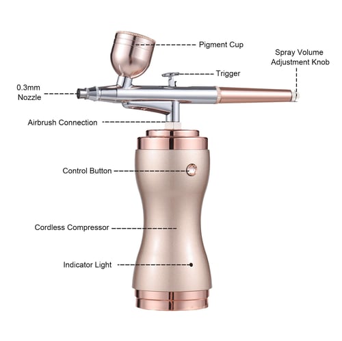 Portable Airbrush Kit with Compressor Handheld Cordless Air Brush Pen  Dual-Action 3-level - buy Portable Airbrush Kit with Compressor Handheld  Cordless Air Brush Pen Dual-Action 3-level: prices, reviews