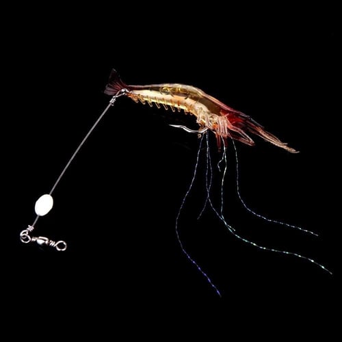 5 Pcs Soft Bionics Fishing Lures Glow In Dark Realistic Loach