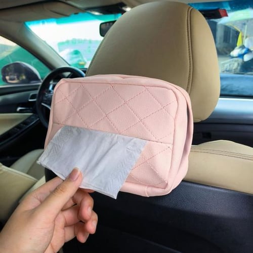 Auto Car Armest Tissue Box Paper Towel Case Napkin Clip Holder