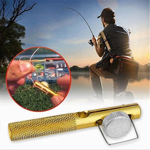Kung Pao Chicken)Outdoors Fishing Strand Knotter Double-headed