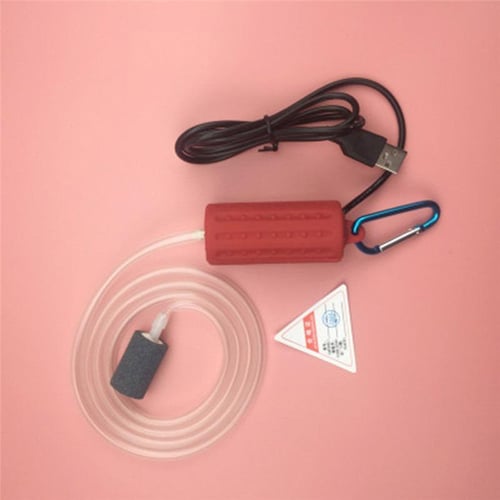 USB Mini Aquarium Oxygen Pump Air Stone Mute Air Pump Aerator for