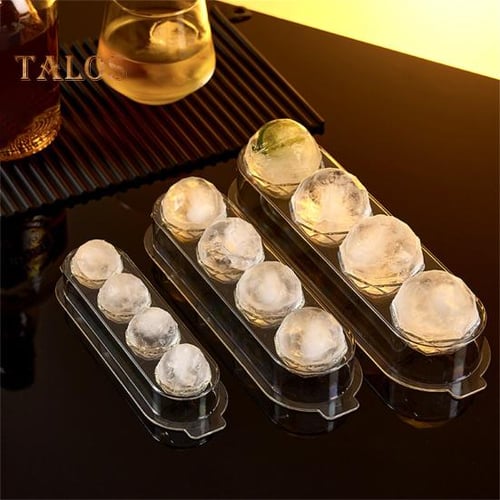 Ice Ball Mold Safe PP Frozen Ice Cube Rhombus Whiskey Ice Ball