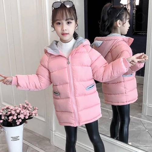 Toddler Baby Kids Girls Winter Windproof Thicken Coat Jacket Fleece Outwear  NEW
