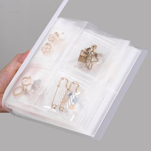 1 Set of Jewelry Anti-oxidation Storage Bags Small Jewelry Clear Bag  Jewelry Compartment Box 