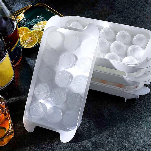 Free Reusable Ice Cube Trays Sphere Ice Ball Maker with Lid and Large Round  Ice Cube Molds for Whiskey - China 6-Cell Spherical Ice Tray and Hockey Mold  Ice Cube Tray price