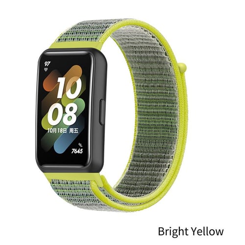 Nylon Braided Loop Strap For Huawei Band 8/7 Adjustable Elastic Sports  Bracelet Wristband Correa Huawei