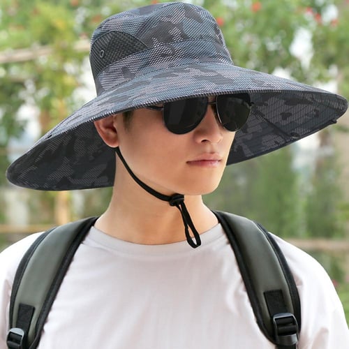 New Strong Fabric UPF 50 Waterproof Anti-UV Fishing Sun Hat Large Side  Removable Breathable Outdoor Men Hiking Travel Bucket Hat - buy New Strong  Fabric UPF 50 Waterproof Anti-UV Fishing Sun Hat