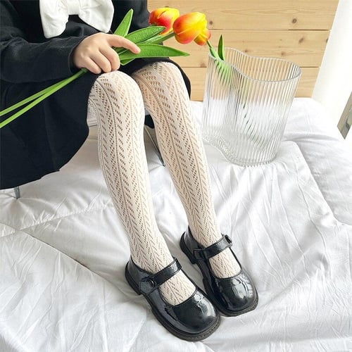 Children's Tights For Girls Summer Thin Solid Color Baby Pantyhose