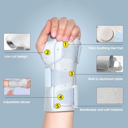 1Pc Carpal Tunnel Relief with Palm Massage Pad Useful Breathable Night  Wrist Sleep Support Brace - buy 1Pc Carpal Tunnel Relief with Palm Massage  Pad