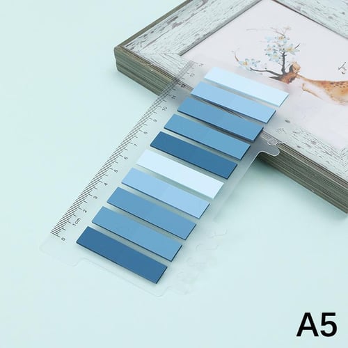 200 Sheets Color Sticky Notes Index Transparent Post Stickers Stationery  Self-adhesive Labels Bookmark Tabs School Supplies