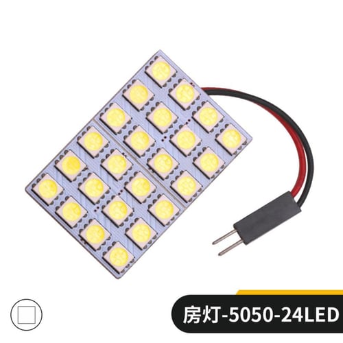 12V 5050 12/24/48 SMD LED Car Interior Dome Reading Panel Light Lamp Bulb  White