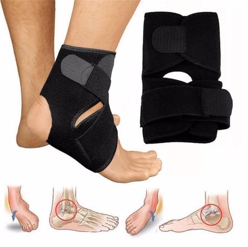 Medical Ankle Support Strap Compression Wrap Bandage Brace sports foot