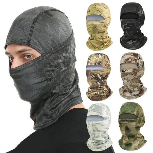 Multicam Scarf Military Army Half Mask Buff Tactical Seamless