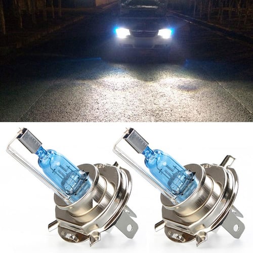 2pcs H7 6000k Halogen Bulb Super Bright White 12V Car HeadLight Bulb h7 55w  100w Halogen Lamp Car HeadLight Replacement Bulb
