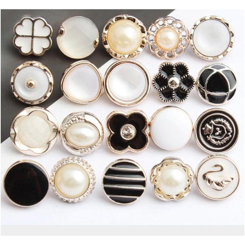 10Pcs Brooch Pins Buttons Mini Cover Up Enamel Safety Lapel Pins Buttons  for Coat Dress Clothes Decor DIY Crafts Accessories