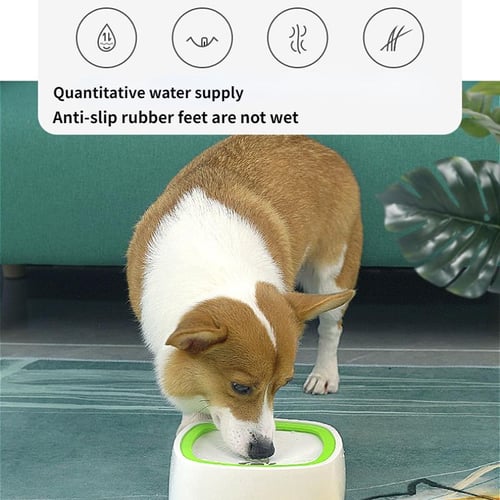 1PC Big Dog Water Bowl With Floating Non-Wetting Mouth Dog Bowl