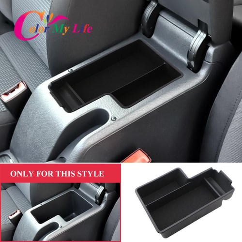 For Jeep Wrangler Jl 2018 -2022 Car Central Armrest Box Storage Coin  Organizer Tray Pocket Interior Auto Accessories