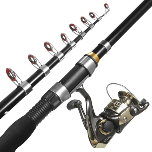 Fishing Rod and Reel Combos Telescopic Fishing Pole with Spinning Reel  Combo Kit Fishing Line Lures - buy Fishing Rod and Reel Combos Telescopic  Fishing Pole with Spinning Reel Combo Kit Fishing