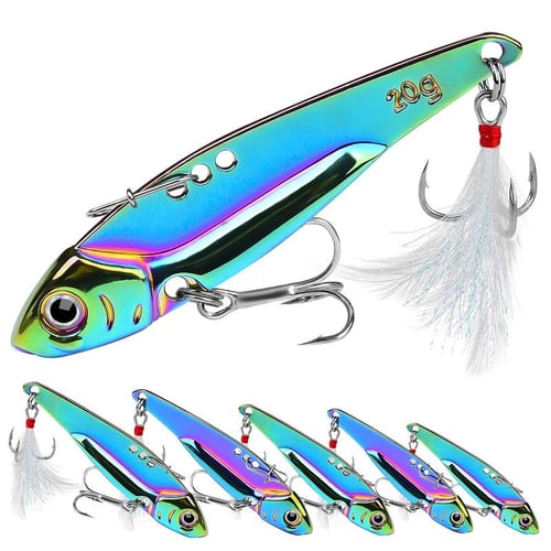 6.5 in / 2.2 oz Sinking Fishing Lures Glide Bait Hard Body with Soft Tails  Slide Shad