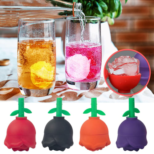 1pc, Ice Ball Mold, Silicone Flexible Ice Cube Trays, Ice Trays For Freezer,  Ice Ball Maker, Easy Release Ice Maker, For Soft Drinks, Whisky, Cocktail,  And More, Kitchen Accessories