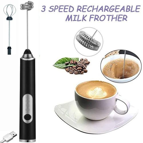 Electric Handheld Egg Beater And Milk Frother For Home Use, Creative Mini  Stainless Steel Mixer For Eggs, Coffee, And Milk Tea