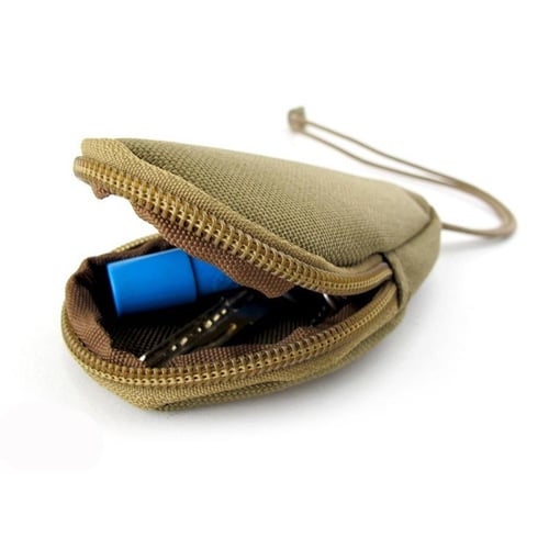 Tactical Coin Purse Keychain Molle Pouch for Men Small Wallet EDC