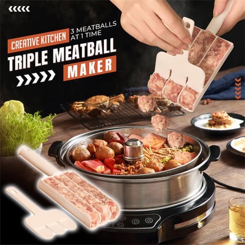 Plastic Meat Ballers Meatball Scoop Ball Maker Ice Tongs for Cake