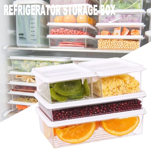 Food Storage Containers for Fridge, 4.5L Fridge Organizer Produce