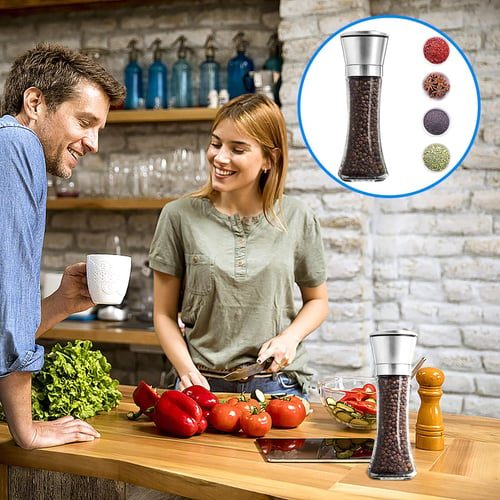 1pc Stainless Steel Electric Pepper Grinder, Modern Peppercorn Grinder For  Kitchen