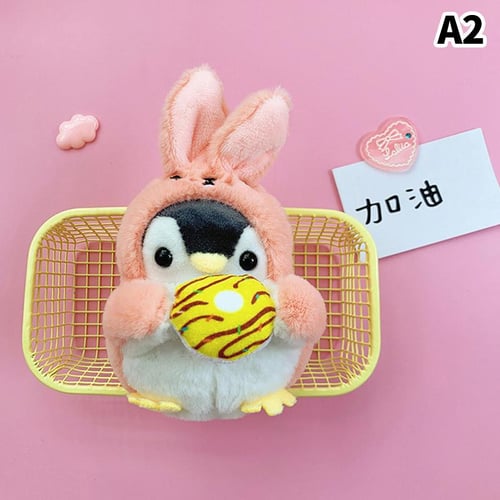 Cute Tiny Plush Faux Rabbit Fur Owl Women Girls Mini Animal Keychain On Bag  Car Trinket Jewelry Party Toy Gift