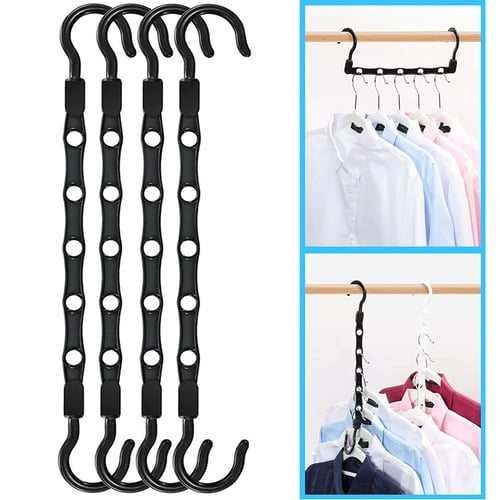 9 Holes Magic Clothes Hangers Metal Space Saving Hangers Sturdy