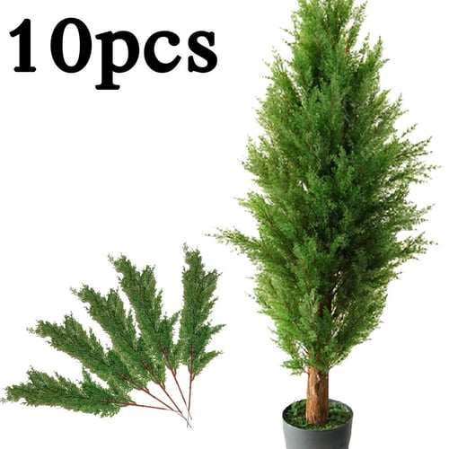 20Pcs Artificial Pine Branches Reusable Fake Green Leaf for DIY