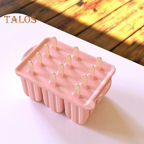 Cheap 1 Set Long Lasting Ice Tray Molds Easy to Demould Durable Ice Molds  with Cover