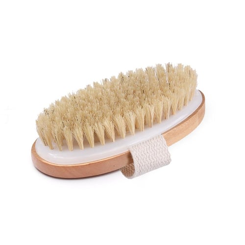 1set Detachable Wooden Bathing Brush For Back Scrubbing