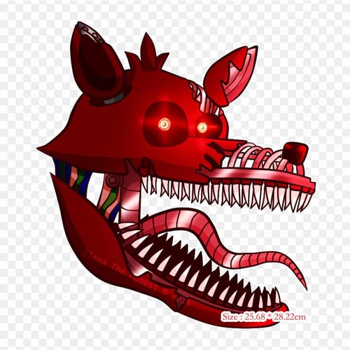 Compre Golden Nightmare Foxy Five Nights At Freddy'S 4 Fnaf W Ferro em  transferência de calor para impressão de adesivos de vinil para roupas  Apliques DIY Patches laváveis