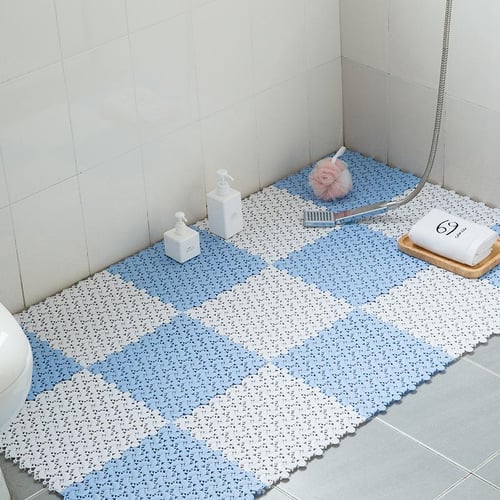 Bathroom Anti-slip Mat Splicable Shower Floor Mat With Water