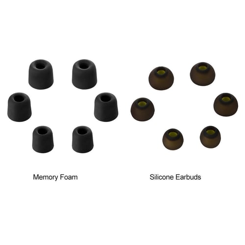 3.8mm Soft Silicone In-Ear Earphone Covers Earbud Tips Ear Buds Eartips  Dual Color Ear Pads Cushion For Headphone 10pcs/5pairs