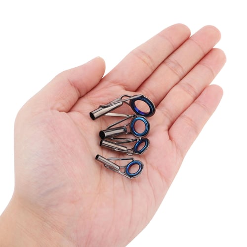 5pcs/lot Stainless Steel Fish Tip Guides Ring, 2 / 4 / 6 / 8
