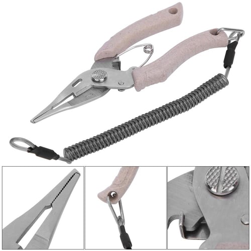 Multi Functional Stainless Steel Fishing Lure Pliers Scissors Fishing  Control Clamp Fish Line Cutter Tool Khaki - buy Multi Functional Stainless  Steel Fishing Lure Pliers Scissors Fishing Control Clamp Fish Line Cutter