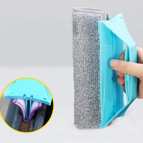 Multifunctional Cleaning Brush Glass Scraper Window Sill Gap Track